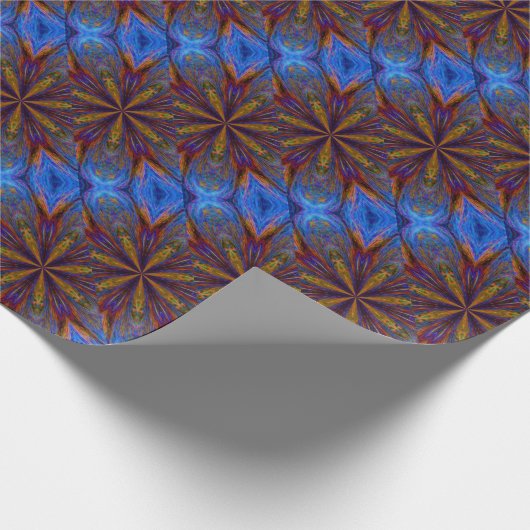 Kleurrijke sterren Abstract ontwerp Cadeaupapier (Hoek)