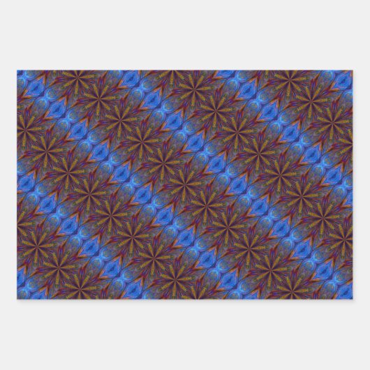 Kleurrijke sterren Abstract ontwerp Inpakpapier Vel (Voorkant 3)