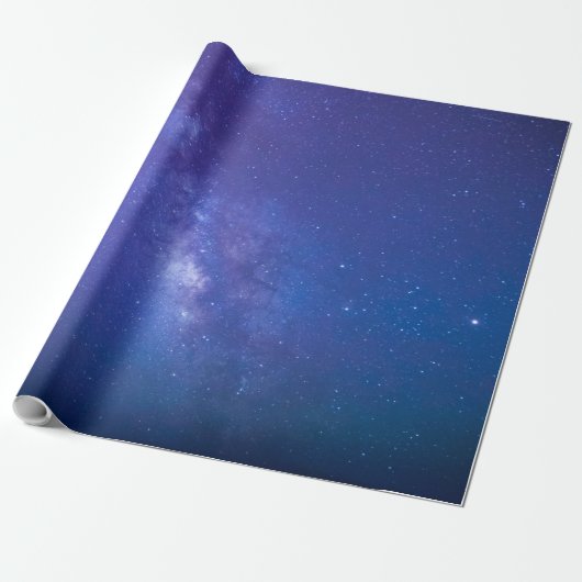 kleurrijke sterren cadeaupapier (Uitgerold)