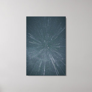 kleurrijke sterren canvas afdruk