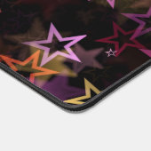 Kleurrijke sterren dansen grillig bureaumat (Hoek)
