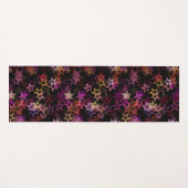 Kleurrijke sterren dansen grillig yogamat (Voorkant (horizontaal))