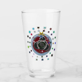 kleurrijke sterren glas