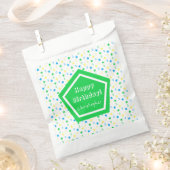 Kleurrijke sterren jongens 3e verjaardag bedankzakje (Geknipt)