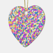 kleurrijke sterren keramisch ornament (Links)