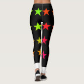 Kleurrijke sterren leggings (Achterkant)