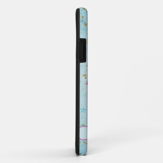 Kleurrijke sterren patroon iPhone Case (Achterkant/rechts)