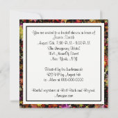 Kleurrijke Sterren Roze Lint Vrijgezellenfeest Uit Kaart (Achterkant)