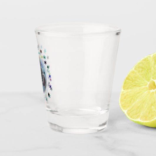 kleurrijke sterren shot glas (Rechts)