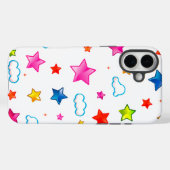 Kleurrijke sterren telefoonhoesje Case-Mate iPhone case (Achterkant (horizontaal))