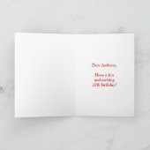 Kleurrijke Sterren + Verjaardag van de regenboog Kaart (Binnen)