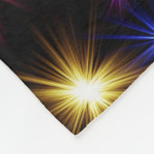 Kleurrijke sterren vuurwerk Design-27317 Fleece Deken (Hoek)
