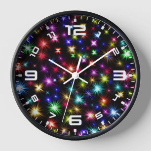 Kleurrijke sterren vuurwerk ontwerp