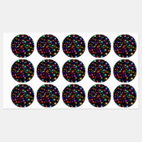 Kleurrijke sterren vuurwerk ontwerp