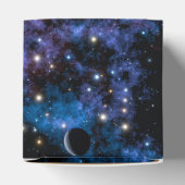 Kleurrijke sterrenstelsels, sterren en planeten bedankdoosjes (Bovenkant)