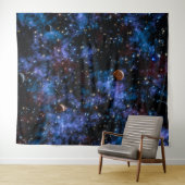 Kleurrijke sterrenstelsels, sterren en planeten in wandkleed (In Situ (horizontaal))