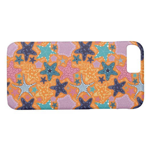 Kleurrijke Stervissen Case-Mate iPhone Case (Achterkant (Horizontaal))