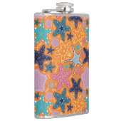 Kleurrijke Stervissen Heupfles (Rechts)