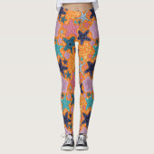 Kleurrijke Stervissen Leggings (Voorkant)