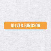 Kleurrijke stick op namen voor kleding, waterdicht labels (Design 1)