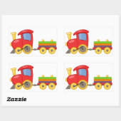 Kleurrijke sticker van kinderspeelgoedtrein (Vel)