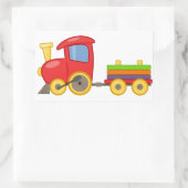 Kleurrijke sticker van kinderspeelgoedtrein (Tas)