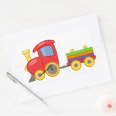 Kleurrijke sticker van kinderspeelgoedtrein (Envelop)