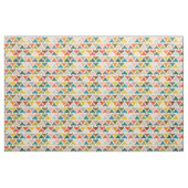 Kleurrijke stier hoofd silhouet patroon stof (Fat Quarter)