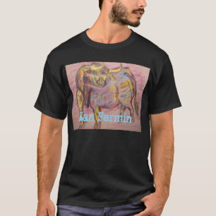 kleurrijke stier San Fermin T-shirt