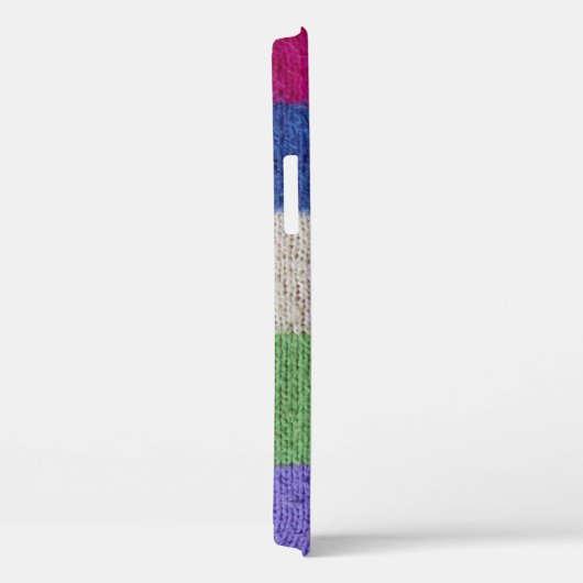 Kleurrijke  stijl gebreide patchwork patroon Case-Mate iPhone case (Achterkant / Rechts)