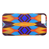 Kleurrijke stijl geometrisch patroon Case-Mate iPhone case (Achterkant (Horizontaal))