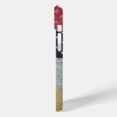 Kleurrijke  stijl patchwork stof Case-Mate iPhone case (Achterkant / Links)