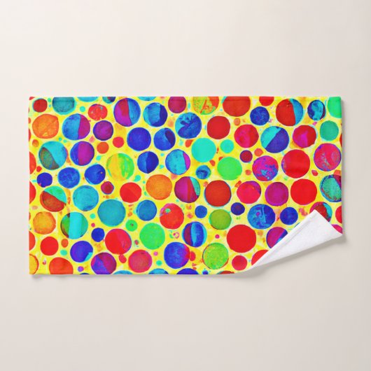 Kleurrijke stijlvolle en chique patroon bad handdoek (Handdoek)