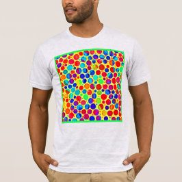Kleurrijke stijlvolle en chique patroon t-shirt
