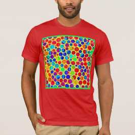 Kleurrijke stijlvolle en chique patroon t-shirt