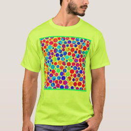 Kleurrijke stijlvolle en chique patroon t-shirt