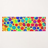 Kleurrijke stijlvolle en chique patroon yogamat (Voorkant (horizontaal))