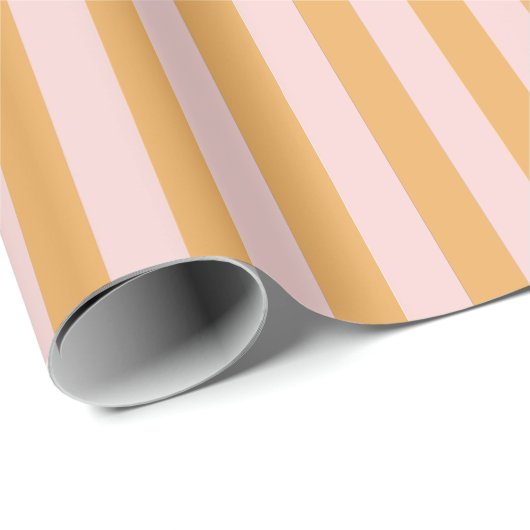 Kleurrijke stijlvolle levendige gele minimalistisc cadeaupapier (Rol Hoek)