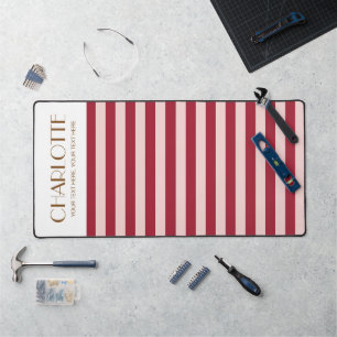 Kleurrijke stijlvolle lichte kleur minimalistische bureaumat