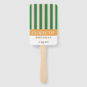 Kleurrijke stijlvolle lichte kleur minimalistische handwaaier (Achterkant)