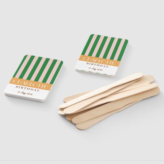 Kleurrijke stijlvolle lichte kleur minimalistische handwaaier (Niet-gemonteerd)