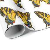 Kleurrijke, stijlvolle vlinder cadeaupapier (Rol Hoek)