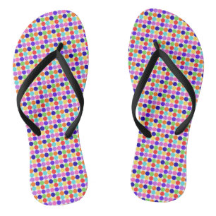 Kleurrijke Stip Flip Flops