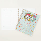Kleurrijke Stip Terug naar School Benodigdheden Planner (Display)