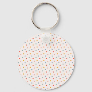 Kleurrijke Stipjes Confetti Strooisel Boho Pastel Sleutelhanger