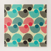 Kleurrijke stippen: abstract naadloos patroon. legpuzzel (Horizontaal)