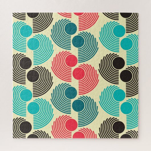 Kleurrijke stippen: abstract naadloos patroon. legpuzzel (Verticaal)