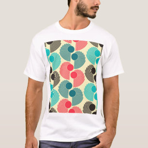 Kleurrijke stippen: abstract naadloos patroon. t-shirt
