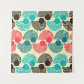 Kleurrijke stippen: abstract naadloos patroon. wandkleed (Voorkant (horizontaal))