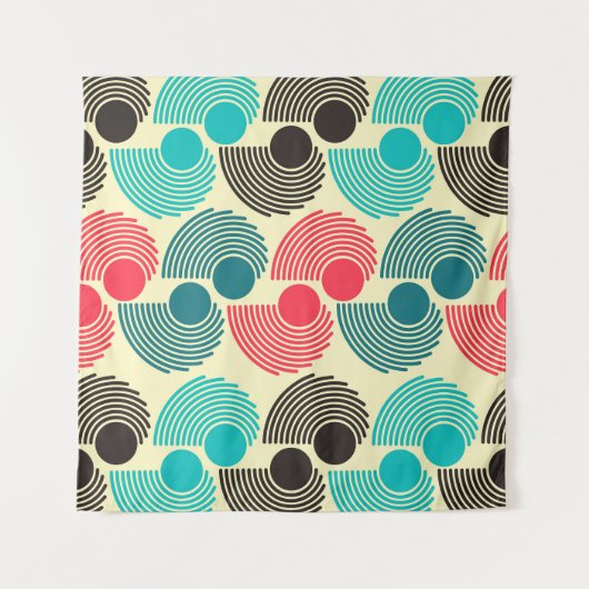 Kleurrijke stippen: abstract naadloos patroon. wandkleed (Voorkant (horizontaal))